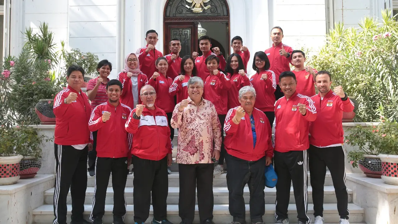 Timnas Karate Indonesia tengah menggelar pemusatan latihan di Mesir.