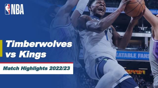Berita Video, Minessota Timberwolves Raih Kemenangan Atas Sacramento Kings, Minggu (5/3/2023)