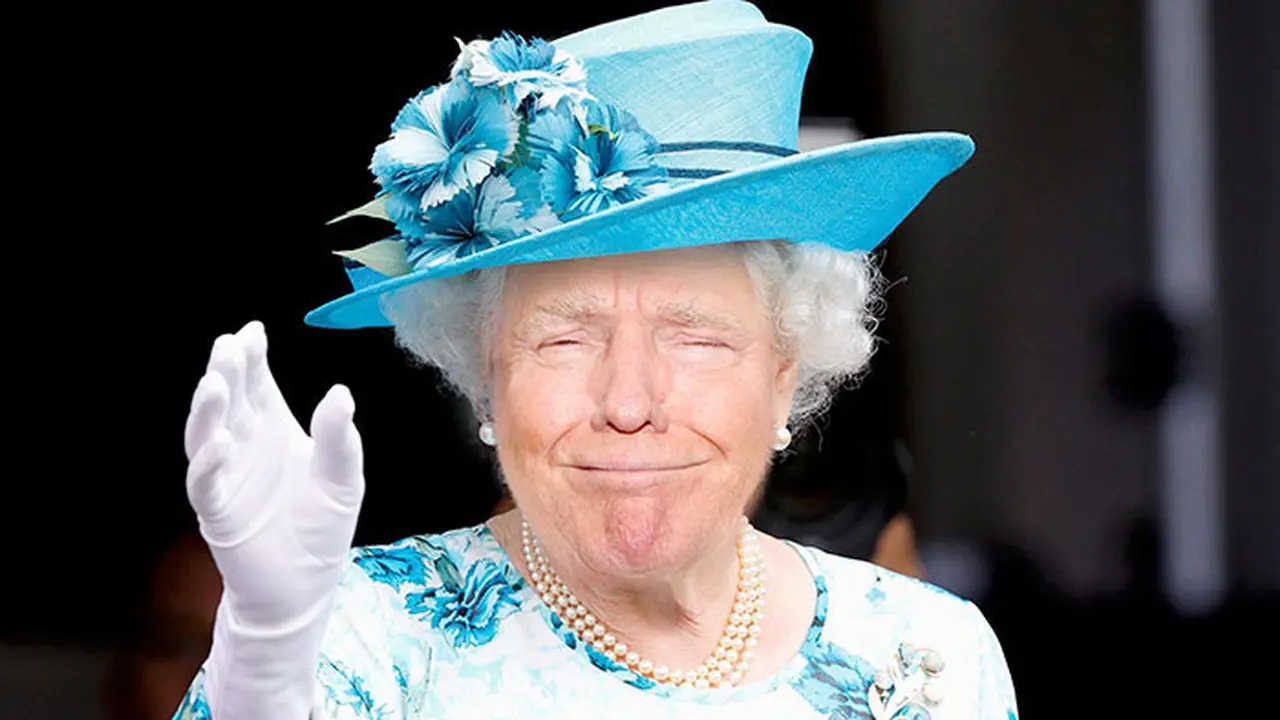 [Bintang] 10 Meme Ratu Elizabeth Berwajah Donald Trump Terkocak Abad Ini!