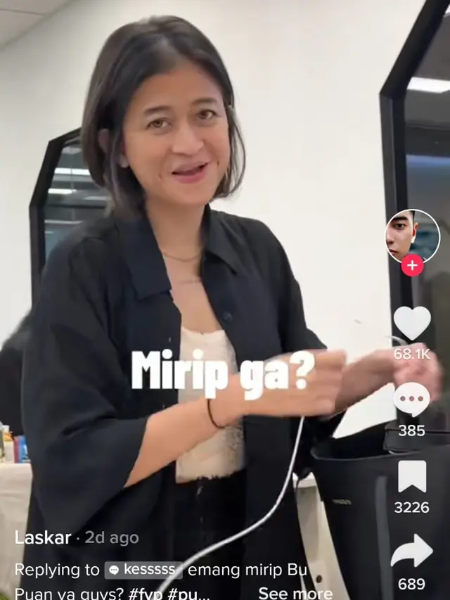 Wanita Mirip Puan Maharani