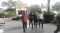 KPK mengangendakan pemeriksaan terhadap anggota Komisi III DPR Aziz Syamsuddin dan Gubernur Sulawesi Utara (Sulut) Olly Dondokambey. (Liputan6.com/Lizsa Egeham)