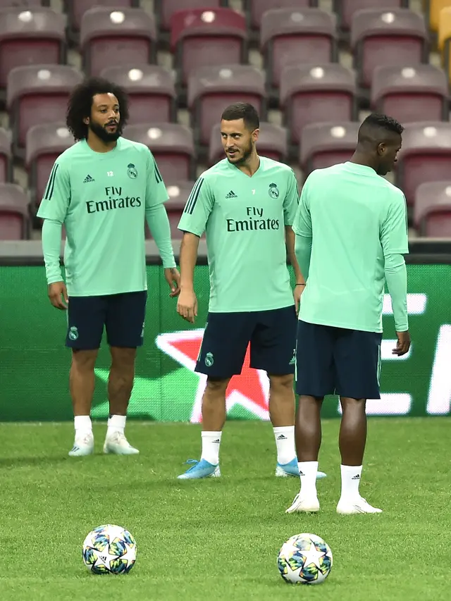 Intip Latihan Real Madrid Jelang Hadari Galatasaray