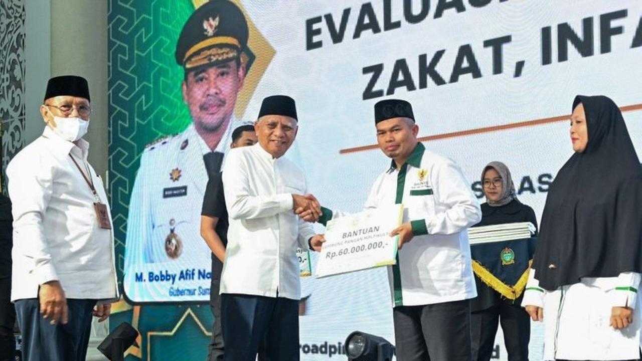 Wagub Sumut Apresiasi Penyaluran Zakat Baznas Sumut Rp5,4 Miliar, Bantu Entaskan Kemiskinan