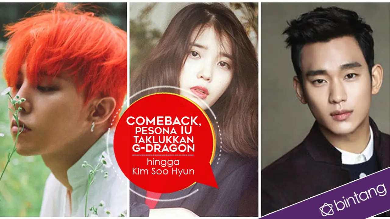[Bintang] Comeback, Pesona IU Taklukkan G-Dragon hingga Kim Soo Hyun 