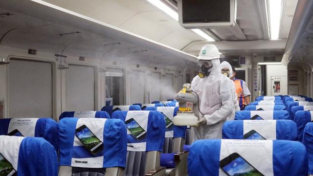 Pencegahan penyebaran Covid-19 oleh PT KAI