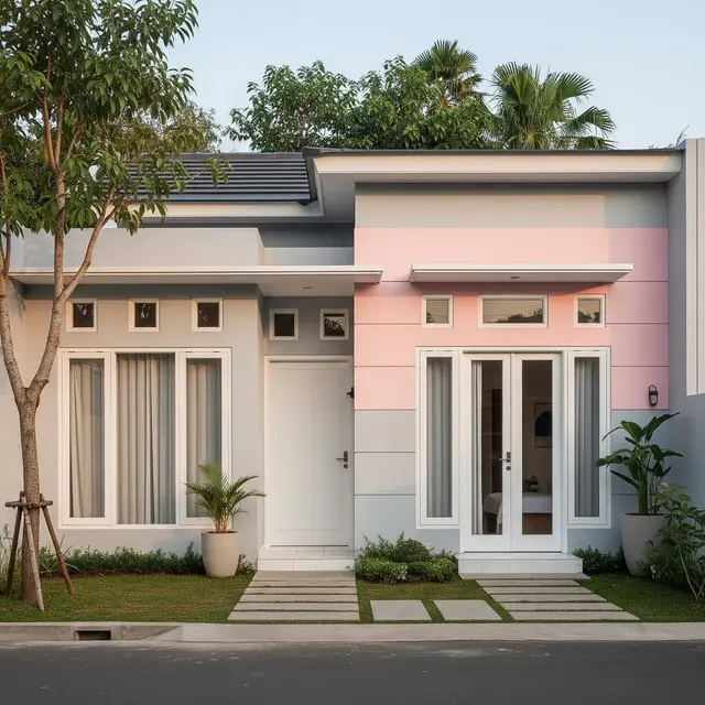 15 Kombinasi Warna Cat Rumah Sederhana Tapi Tampak Mewah