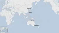 Letak geografis Kota Darwin, Australia. (Dok. BBC)