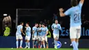 Dua menit berselang atau menit ke-86, Hugo Alvarez berhasil mencetak gol penyeimbang yang bertahan hingga laga usai. (MIGUEL RIOPA/AFP)