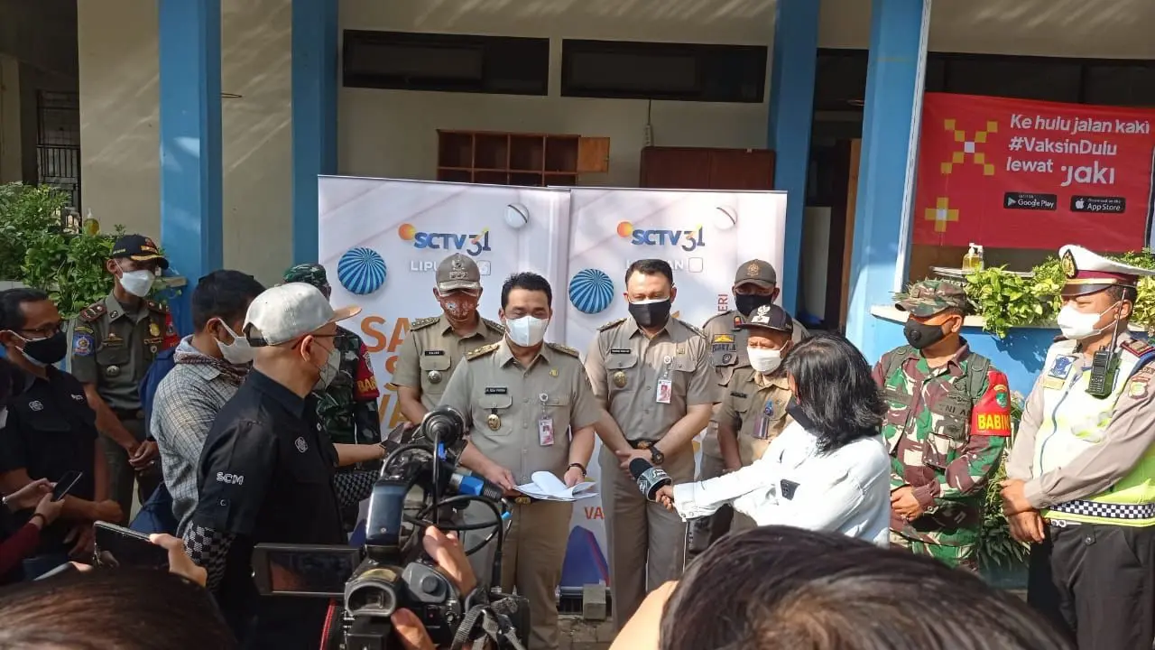 Wagub DKI Jakarta Ahmad Riza Patria Hadir untuk Meninjau Langsung XtraOrdinary Vaksin SCTV