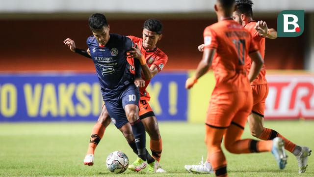Foto: Carlos Fortes Gacor, Arema Cukur Persiraja di Pertandingan Lanjutan BRI Liga 1