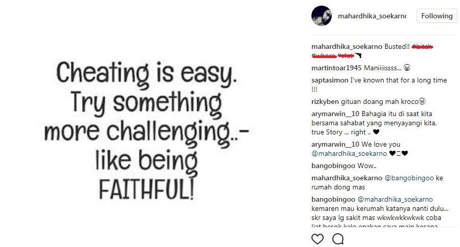 Didi Mahardika singgung soal selingkuh dan kesetiaan, sindir siapa?