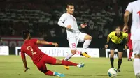 Timnas Indonesia Vs Vietnam di Stadion Kapten I Wayan Dipta, Gianyar, Selasa (15/10/2019). (Bola.com/Muhammad Adiyaksa).