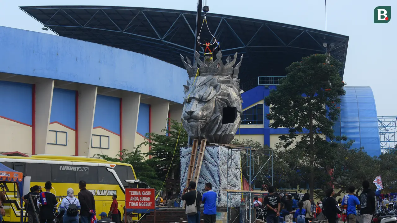 Patung Singa Stadion Kanjuruhan