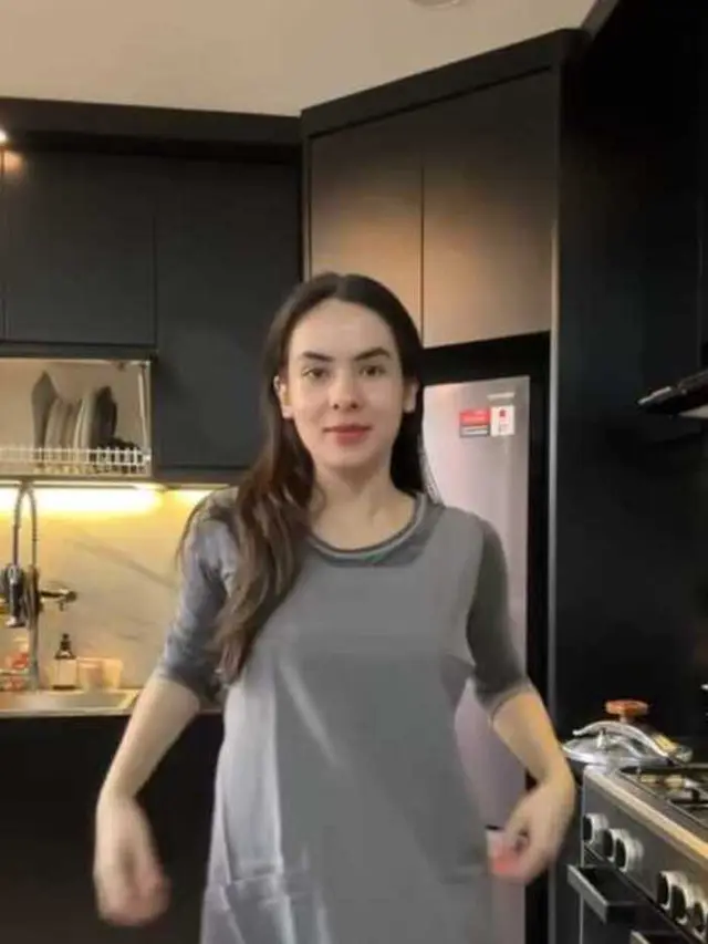 Potret Dapur Steffi Zamora dan Nino Fernandez, Nuansa Monokromnya Simpel dan Estetik/ TikTok @steffizamorah
