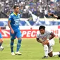 Duel Persib vs Arema di Stadion Si Jalak Harupat, Soreang, Selasa (12/11/2019). (Bola.com/Iwan Setiawan)