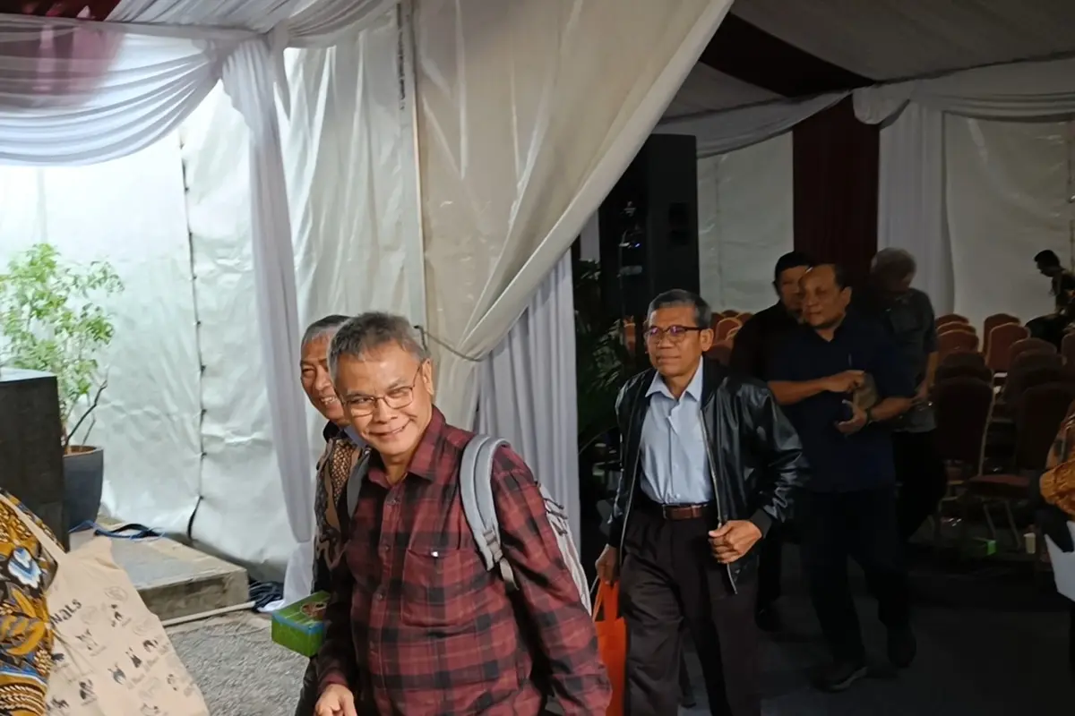 Politikus PDI Perjuangan Johan Budi saat mengikuti tes Capim KPK di Pusdiklat Kemensesneg, Jakarta. (Merdeka.com/Rahmat Baihaqi)