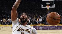 Forward Los Angeles Lakers Anthony Davis bersinar di awal NBA musim ini. (AP Photo/Kelvin Kuo)