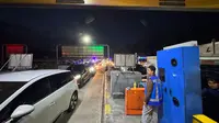 Kecelakaan di Gerbang Tol Ciawi, Bogor, Jawa Barat pada Selasa malam 4 Februari 2025 menelan korban jiwa dan belasan orang luka-luka. (Dok Jasa Marga)