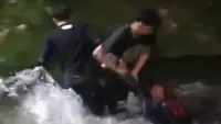 Viral Kepergok Curi Minyak Goreng, Perempuan Nyebur ke Kali
