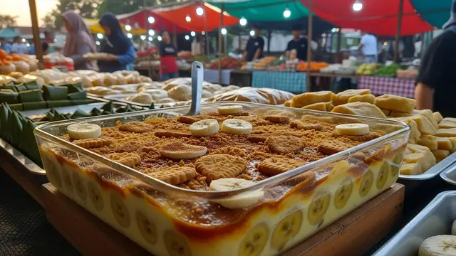 Resep Banana Pudding Tanpa Oven dan Mixer, Viral Diburu untuk Takjil 2026