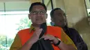 KPK kembali memanggil Anas Urbaningrum untuk diperiksa sebagai tersangka dugaan kasus hambalang di Gedung KPK, Rabu (7/5/14). (Liputan6.com/Faisal R Syam)
