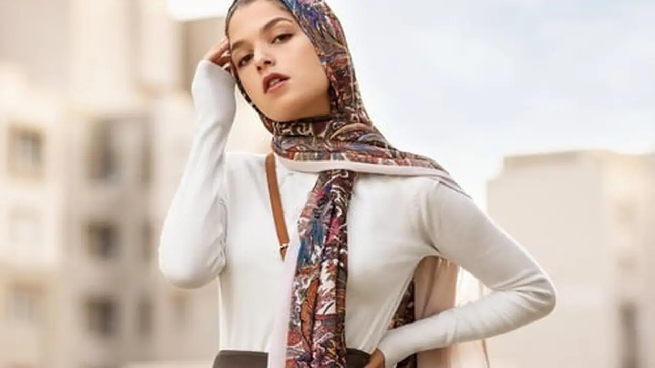 ilustrasi gaya fashion Ramadan