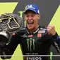 Fabio Quartararo juara di MotoGP Inggris (AFP)