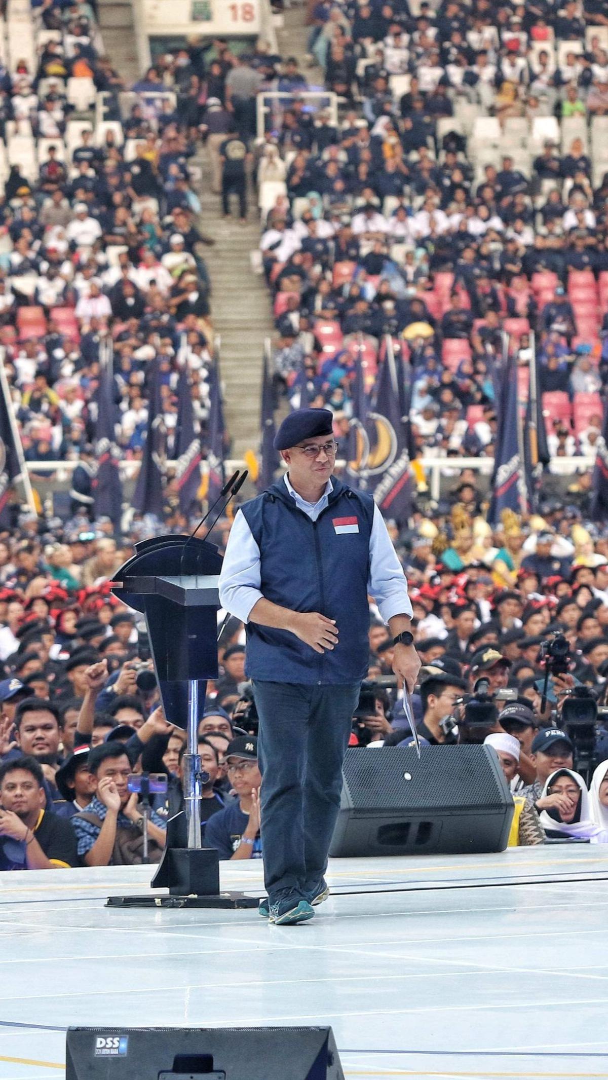 Dalam pidatonya, Anies Baswedan menekankan bahwa persatuan tidak hanya bisa diikat dengan sebuah untaian kalimat dalam pidatonya.