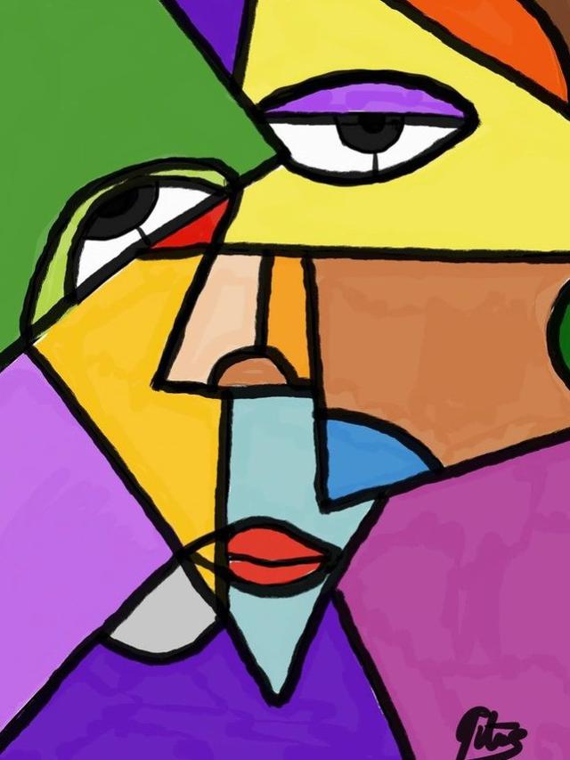 Potret Lukisan Gita Sinaga (Sumber: Instagram/gitasinaga)