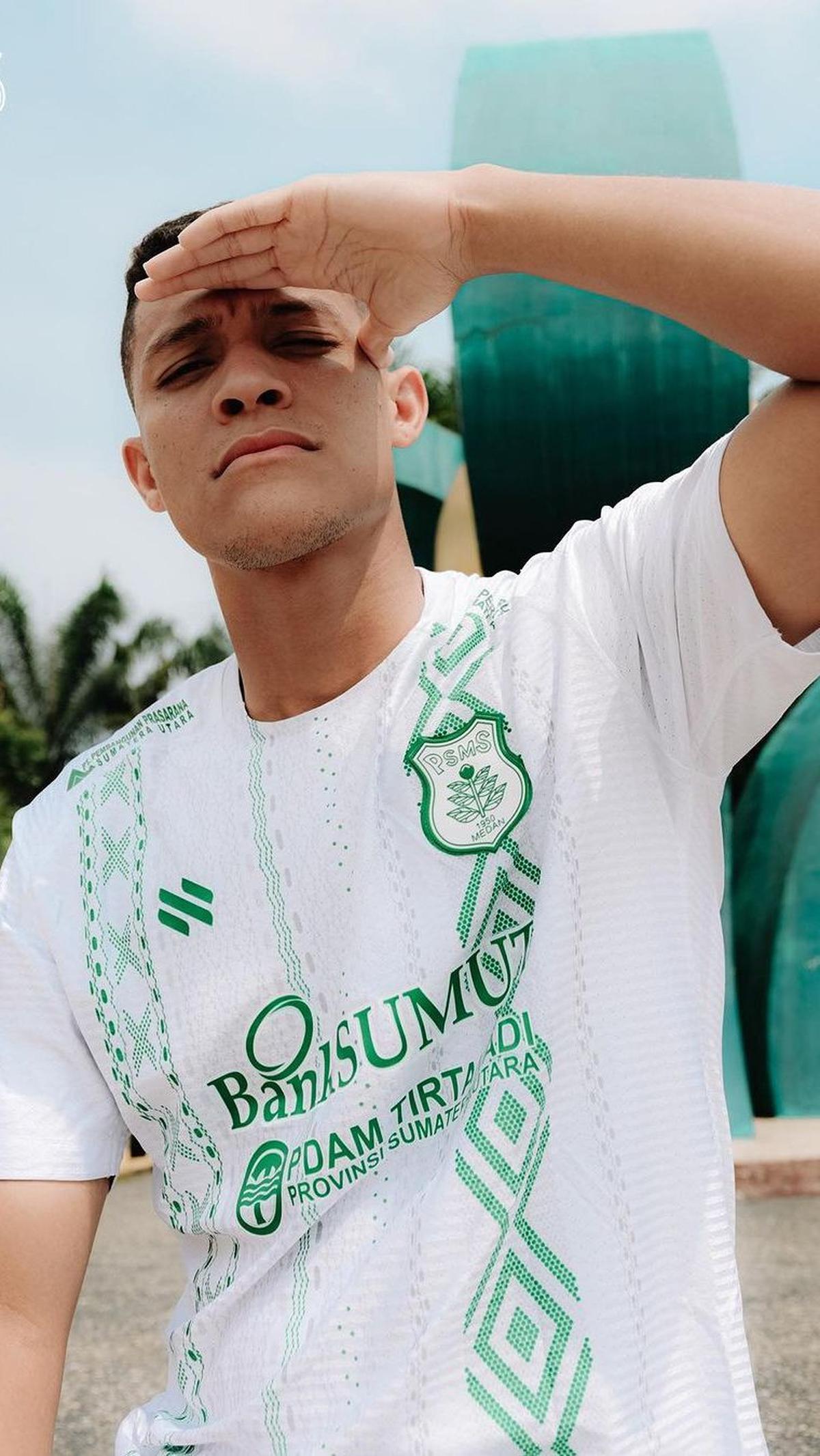 Begini penampilan Jersey baru PSMS Medan yang berwarna putih.&nbsp;