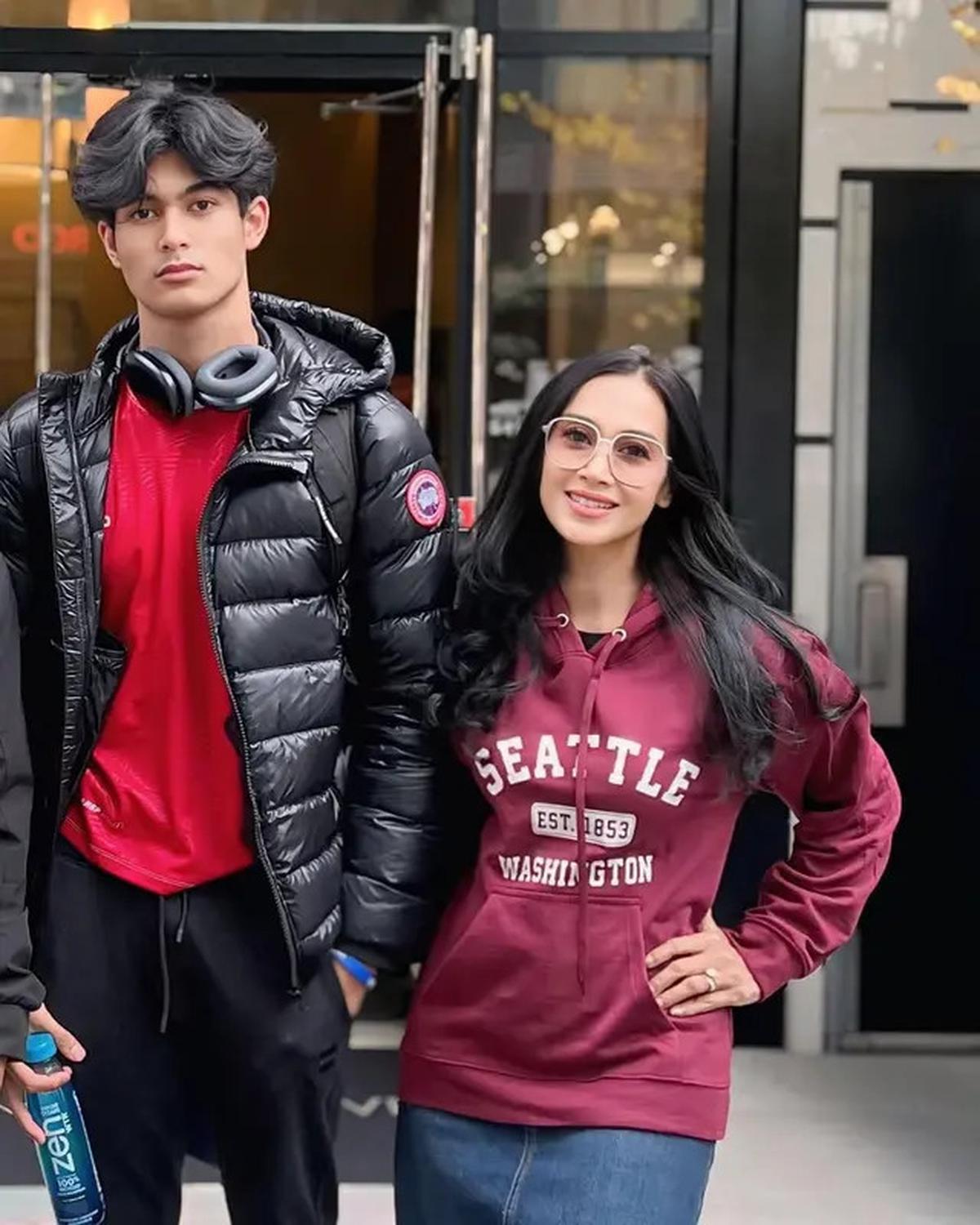 6 Potret Diah Permatasari dan Si Bungsu Marciano Nicholas, Bestie Banget Kayak Kakak Adik