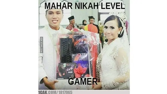 7 Mahar Nikah Ini Unik Banget, Ada yang Seperangkat Alat Game