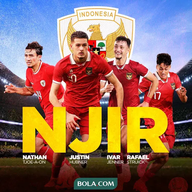 Timnas Indonesia - Ilustrasi Kwarter NJIR