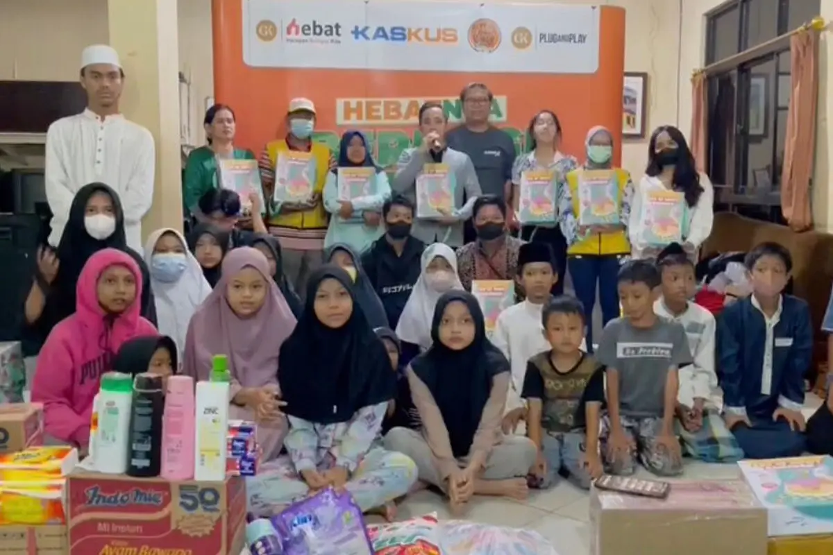 GK Hebat-Kaskus Bagikan Ribuan Paket Buka Puasa Gratis ke Panti Asuhan