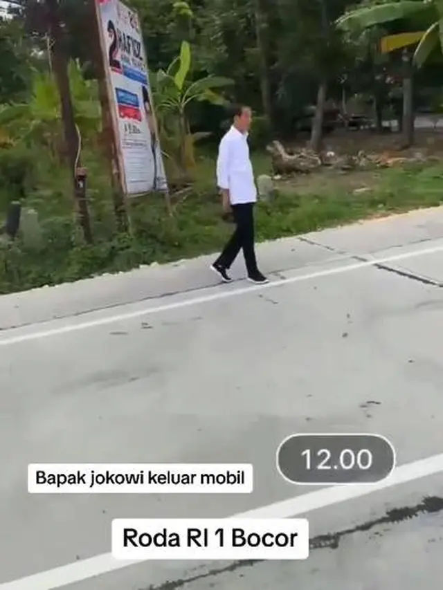 Viral Momen Ban Mobil RI 1 yang Diduga Bocor, Jokowi Jalan Kaki Sapa Warga