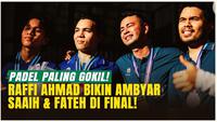 Raffi dan Thariq Raih Juara Padel TOSI 4, Laga Sengit Penuh Tawa Endingnya Bikin Heboh!