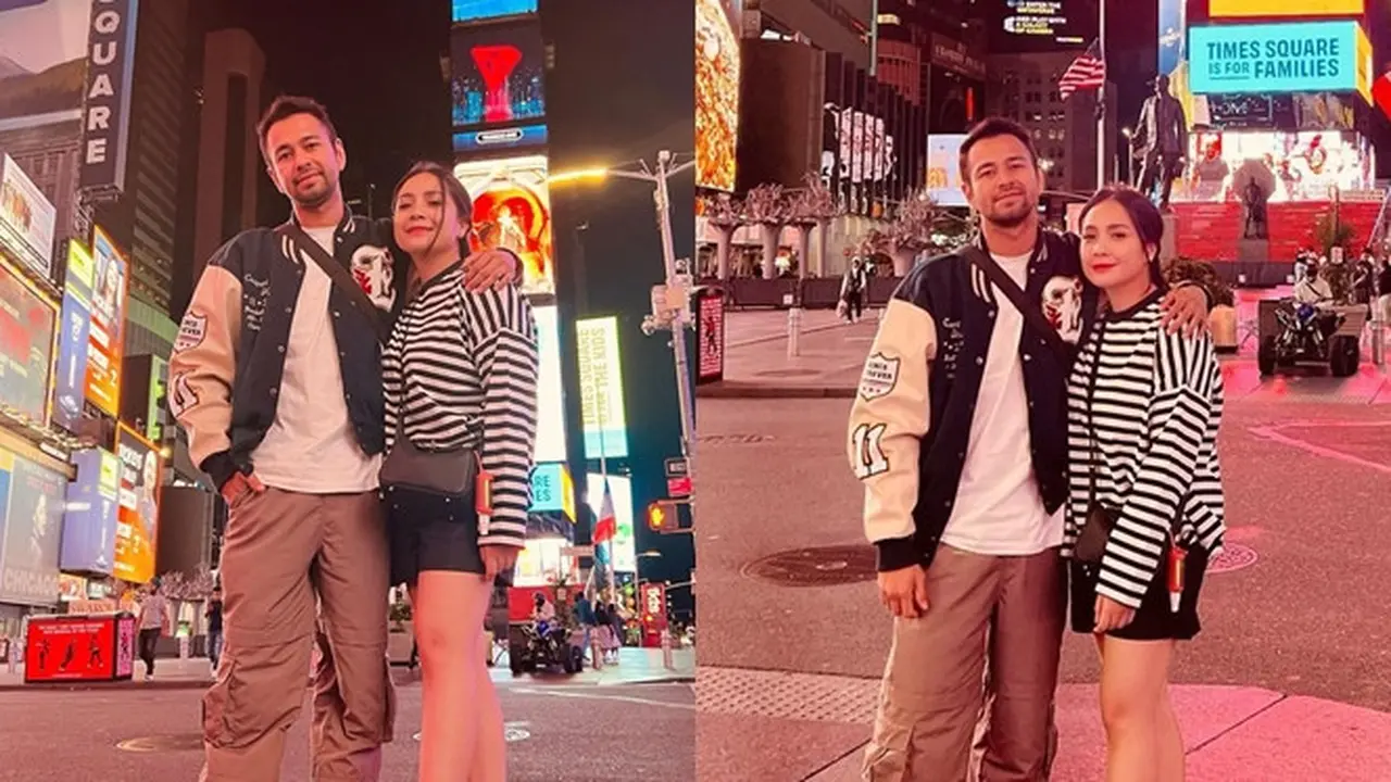 6 Momen Mesra Raffi Ahmad dan Nagita Slavina di New York, Bak ABG Pacaran