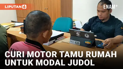 VIDEO: Butuh Modal Judi Online, Pemuda di Lombok Timur Curi dan Gadaikan Motor Tamu Rumah