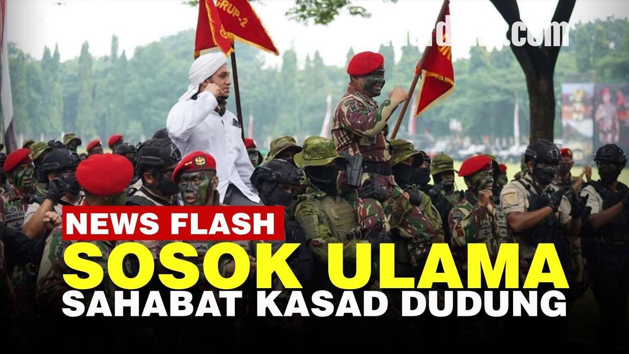VIDEO: Mengungkap Sosok Ulama Dampingi Kasad Dudung saat Terima Brevet di Kopassus