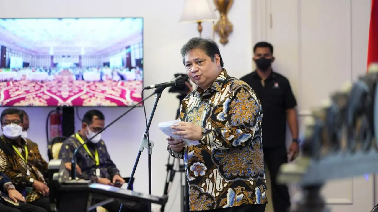 Pemerintah menggelar Rakernas Komite Pengarah Badan Pengelola Dana Lingkungan Hidup (BPDLH) Tahun 2022 dengan tema Penguatan Aksi Bersama Untuk Pendanaan Lingkungan Hidup Berkelanjutan. (Dok Kemenko Perekonomian)