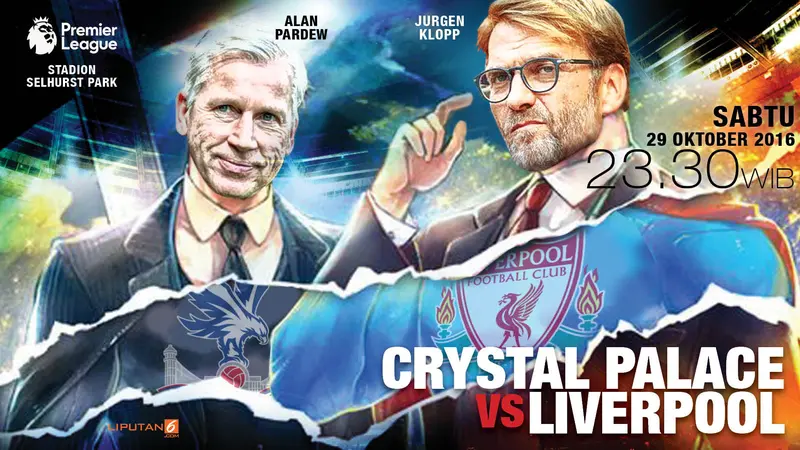  Prediksi Crystal Palace FC vs Liverpool FC