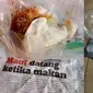 9 Kertas Nasi Bungkus Ini Nyeleneh Banget, Bikin Tak Fokus Makan (sumber: Instagram/wkwkland_real)