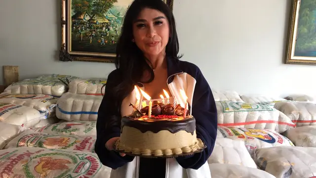 Bebizie merayakan ulang tahun ke-39 dengan membagikan beras sebanyak 11 ton (ist)