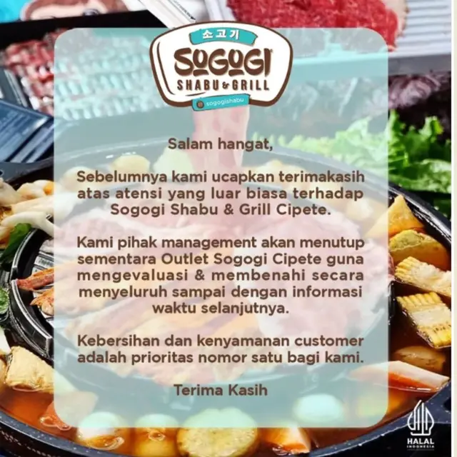 Restoran Khas Korea di Cipete Jakarta Selatan.