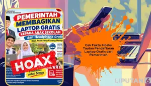 Cek Fakta: Hoaks Tautan Pendaftaran Laptop Gratis dari Pemerintah