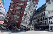 FOTO: Dahsyatnya Gempa Bumi Terkuat di Taiwan Sampai Bikin Gedung-Gedung Miring hingga Tujuh Orang Tewas dan 77 Lainnya Terjebak