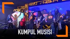 Band GIGI, Jamrud, dan beberapa musisi lain berkumpul untuk meramaikan launching MSI di Depok.