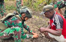Satgas Yonif 511/DY dan Warga Kanggime Perkuat Ketahanan Pangan di Papua Pegunungan