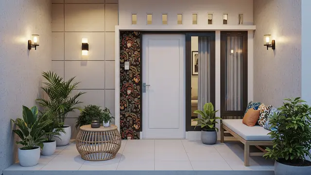 9 Desain Teras Rumah Kecil Tanpa Pilar Depan, Tampil Modern dan Lapang