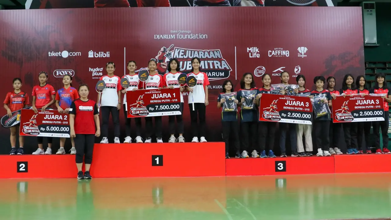 Para juara yang memiliki bakat istimewa dari Kejuaraan Klub Mitra PB Djarum 2025 juga berpeluang direkrut menjadi atlet PB Djarum. (Liputan6.com/ist)